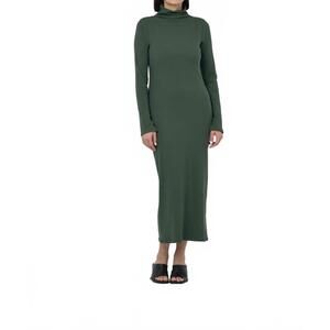 NEW PAPER LABEL ted maxi dress in forest green